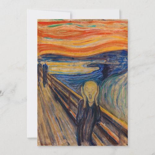 Edvard Munch _ The Scream 1893 Thank You Card