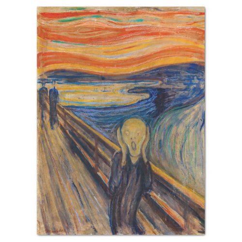 Edvard Munch _ The Scream 1893 Tissue Paper