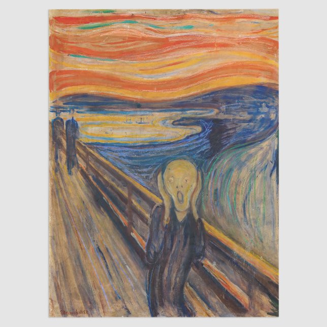 Edvard Munch - The Scream 1893 Tissue Paper (Creator Uploaded)