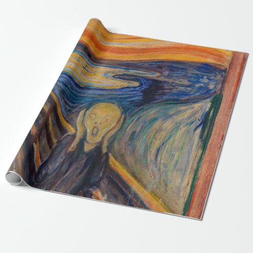 Edvard Munch _ The Scream 1893 Wrapping Paper