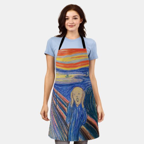 Edvard Munch _ The Scream 1895 Apron