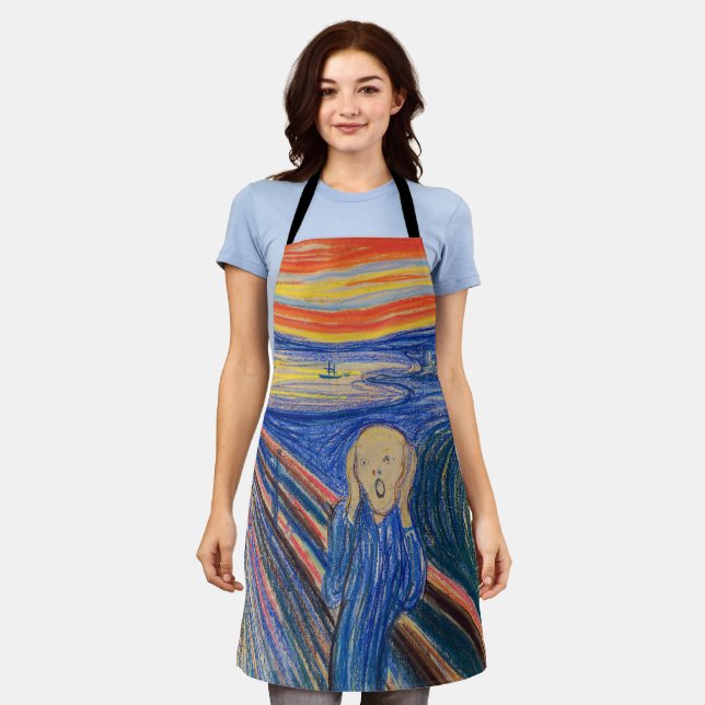 Edvard Munch - The Scream 1895 Apron (Worn)