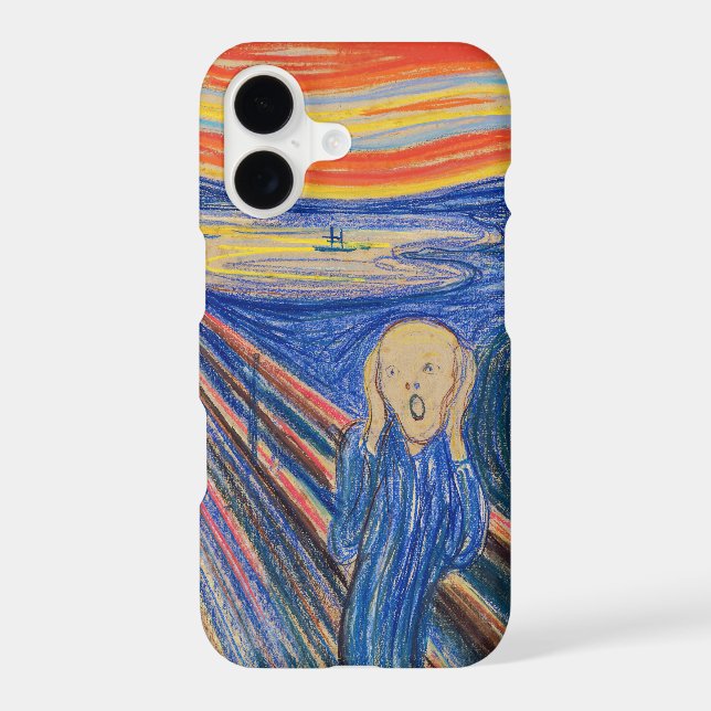 Edvard Munch - The Scream 1895 Case-Mate iPhone Case (Back)