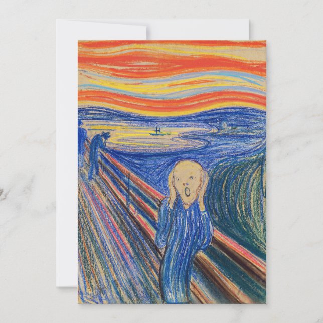 Edvard Munch - The Scream 1895 Invitation (Front)
