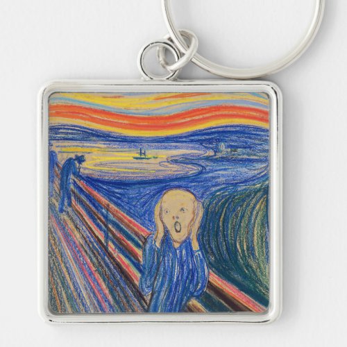 Edvard Munch _ The Scream 1895 Keychain