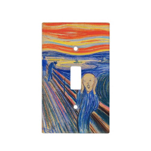 Edvard Munch _ The Scream 1895 Light Switch Cover
