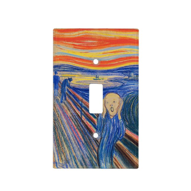 Edvard Munch - The Scream 1895 Light Switch Cover (Front)