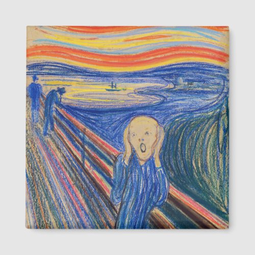 Edvard Munch _ The Scream 1895 Magnet