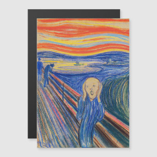 Edvard Munch - The Scream 1895 Magnetic Card
