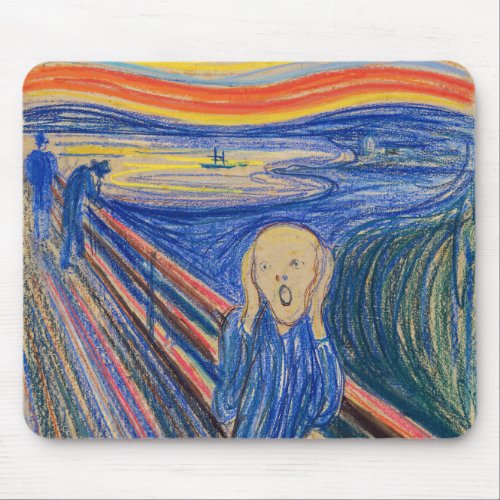 Edvard Munch _ The Scream 1895 Mouse Pad