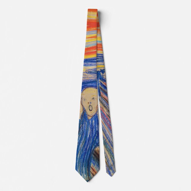 Edvard Munch - The Scream 1895 Neck Tie (Front)