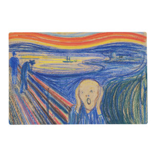 Edvard Munch - The Scream 1895 Placemat