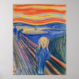 Edvard Munch - The Scream 1895 Poster