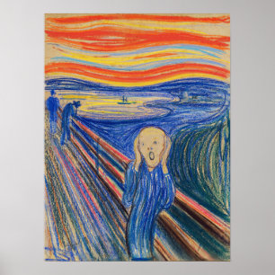 Edvard Munch - The Scream 1895 Poster