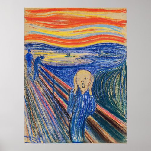 Edvard Munch _ The Scream 1895 Poster