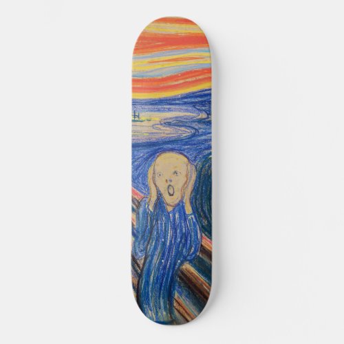 Edvard Munch _ The Scream 1895 Skateboard