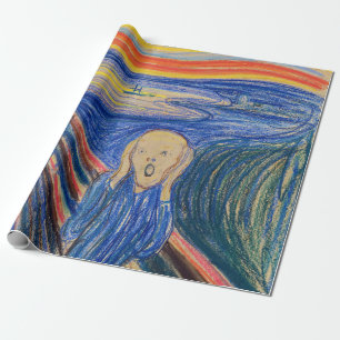 Edvard Munch - The Scream 1895 Wrapping Paper