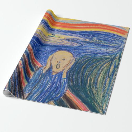 Edvard Munch _ The Scream 1895 Wrapping Paper