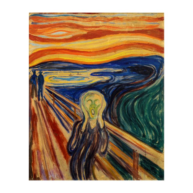 Edvard Munch - The Scream 1910 Acrylic Print (Front)