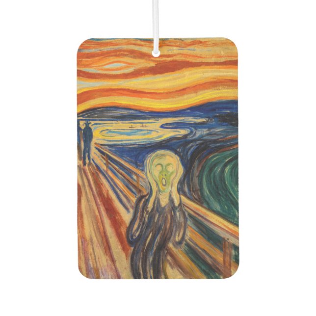 Edvard Munch - The Scream 1910 Air Freshener (Front)