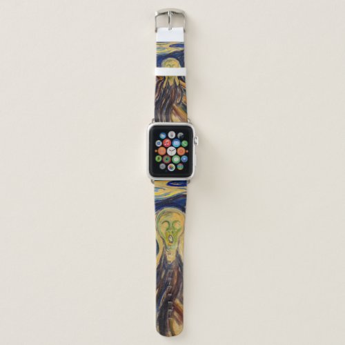 Edvard Munch _ The Scream 1910 Apple Watch Band