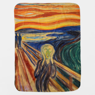 Edvard Munch - The Scream 1910 Baby Blanket