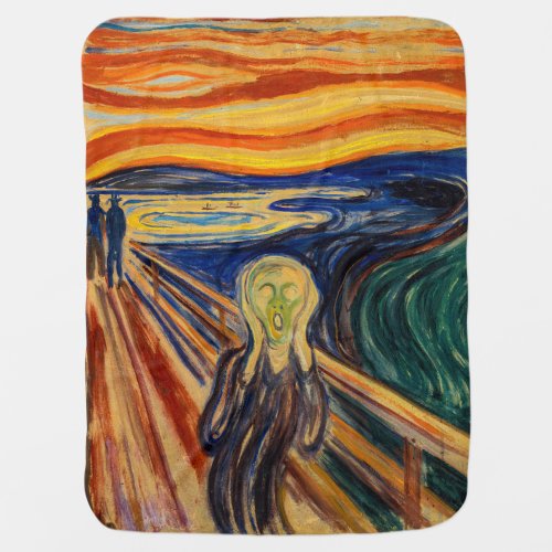 Edvard Munch _ The Scream 1910 Baby Blanket