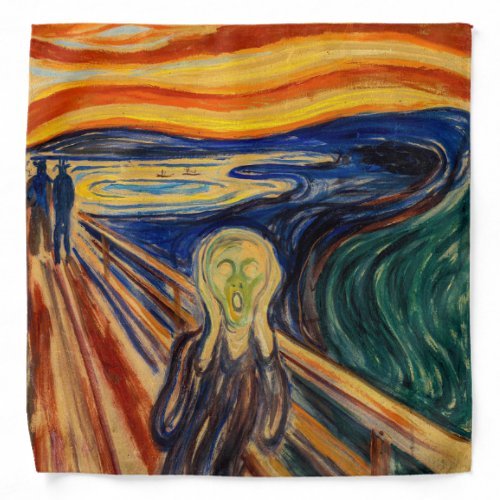 Edvard Munch _ The Scream 1910 Bandana