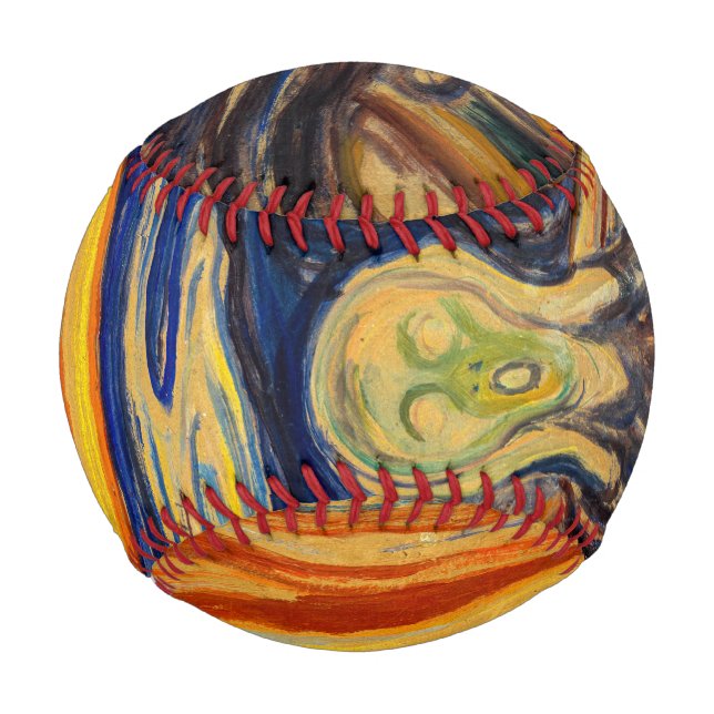 Edvard Munch - The Scream 1910 Baseball (Front)