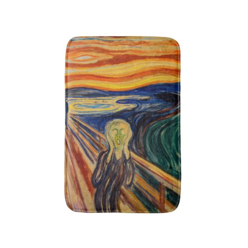 Edvard Munch _ The Scream 1910 Bath Mat