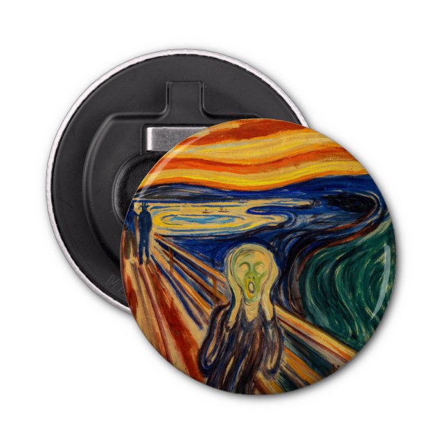 Edvard Munch - The Scream 1910 Bottle Opener (Front)
