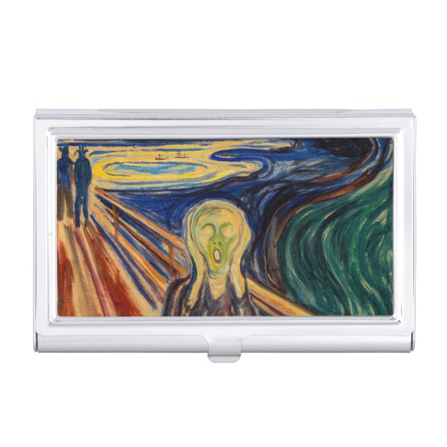 Edvard Munch - The Scream 1910 Business Card Case (Front)