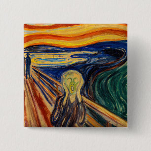 Edvard Munch - The Scream 1910 Button