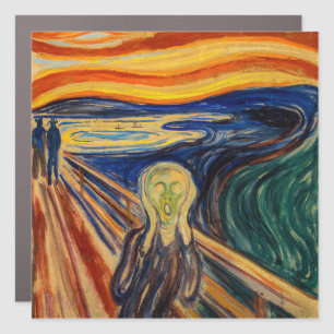 Edvard Munch - The Scream 1910 Car Magnet