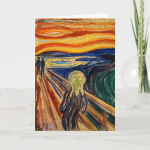 Edvard Munch - The Scream 1910 Card