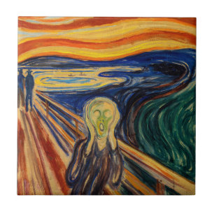 Edvard Munch - The Scream 1910 Ceramic Tile