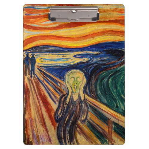Edvard Munch _ The Scream 1910 Clipboard