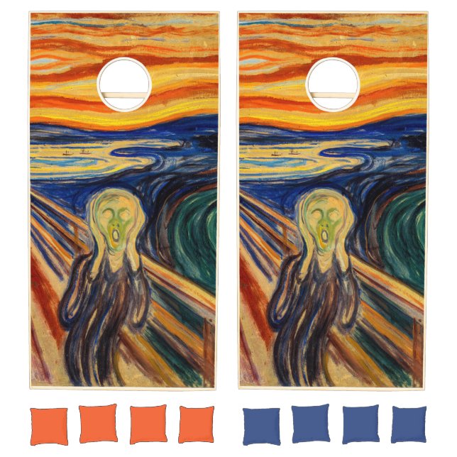 Edvard Munch - The Scream 1910 Cornhole Set (Set)
