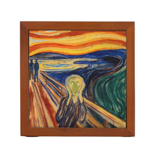 Edvard Munch _ The Scream 1910 Desk Organizer