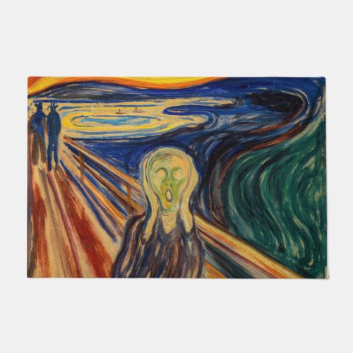 Edvard Munch _ The Scream 1910 Doormat
