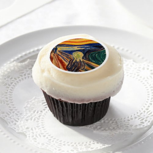 Edvard Munch _ The Scream 1910 Edible Frosting Rounds