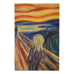 Edvard Munch - The Scream 1910 Faux Canvas Print