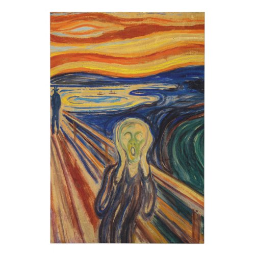 Edvard Munch _ The Scream 1910 Faux Canvas Print