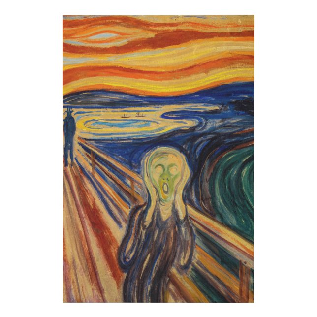 Edvard Munch - The Scream 1910 Faux Canvas Print (Front)