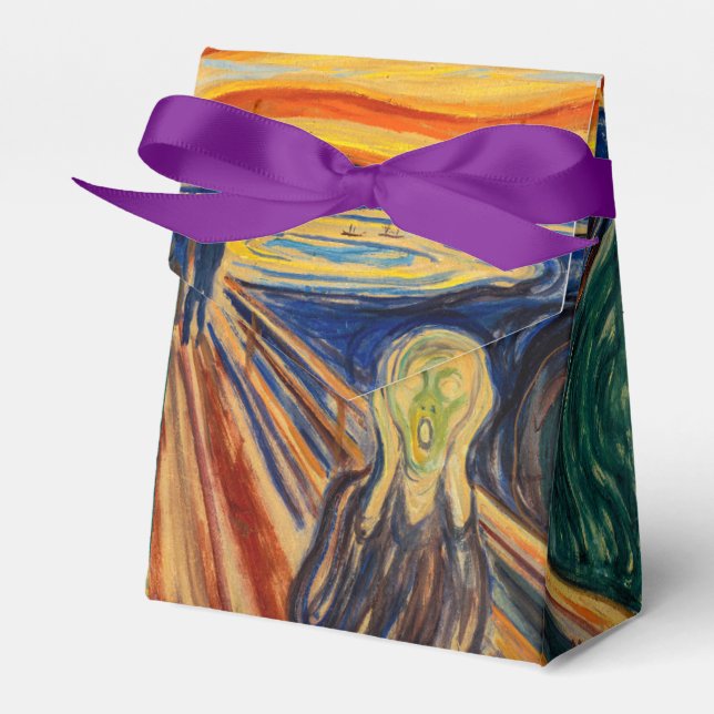Edvard Munch - The Scream 1910 Favor Boxes (Front Side)