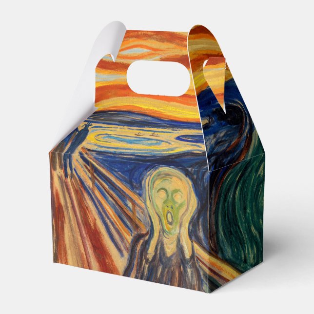 Edvard Munch - The Scream 1910 Favor Boxes (Front Side)