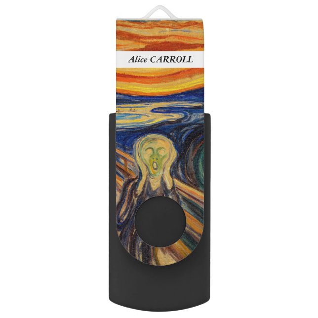 Edvard Munch - The Scream 1910 Flash Drive (Front Vertical)