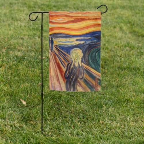 Edvard Munch _ The Scream 1910 Garden Flag