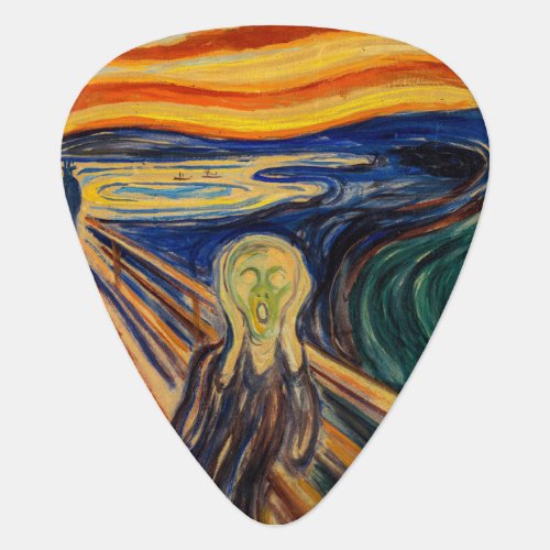 Edvard Munch _ The Scream 1910 Guitar Pick