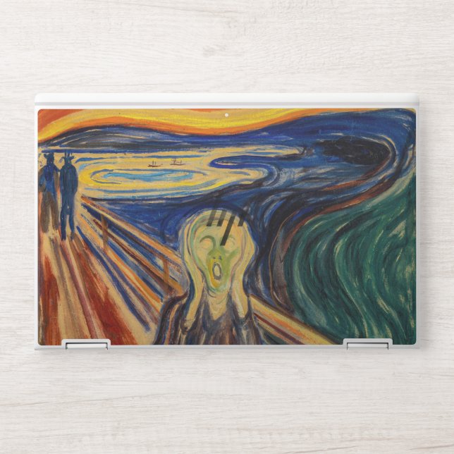 Edvard Munch - The Scream 1910 HP Laptop Skin (Front)
